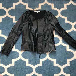 Faux leather jacket